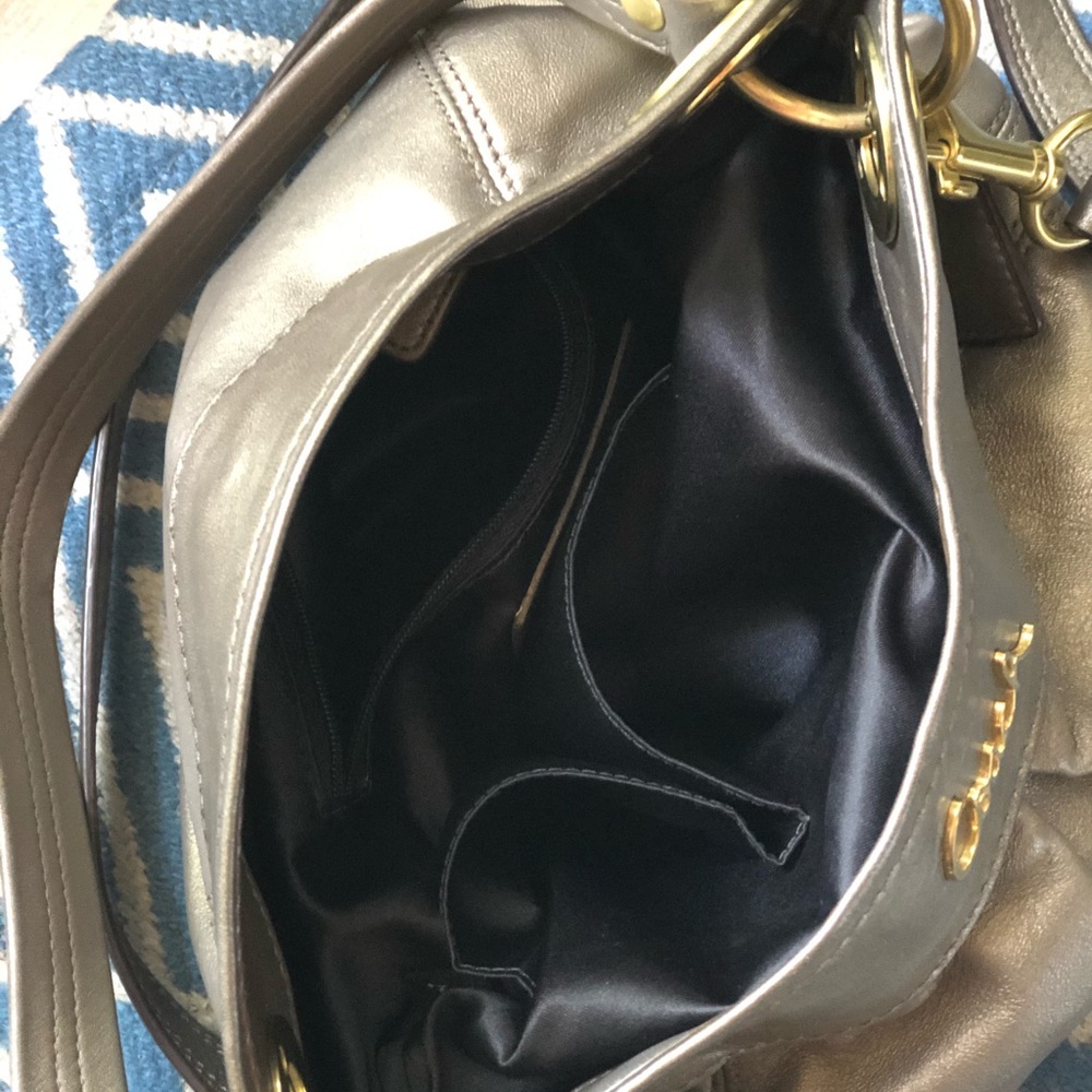 Coach gold metallic crossbody - Picture 6 of 11